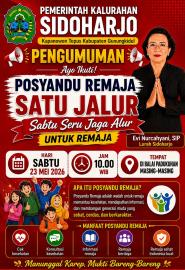 Agenda Kegiatan Tanggal 23 Mei 2026 Pemerintah Kalurahan Sidoharjo